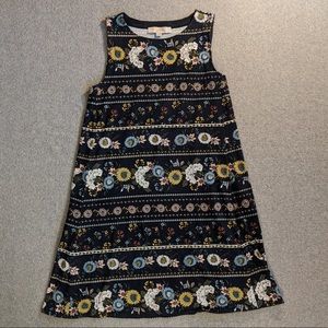 Loft sleeveless floral dress